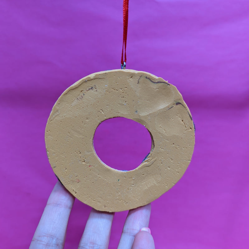 Doughnut Shaped 3D Hanging Bauble Christmas Tree Decorations