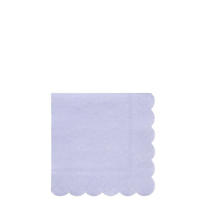 Pale Blue Small Napkins Pack of 20