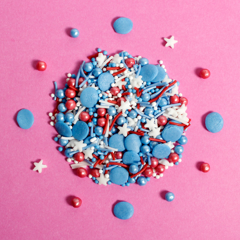 Bulk Bag - Patriotic Party Sprinkles (Best Before 30 Jun 2025)
