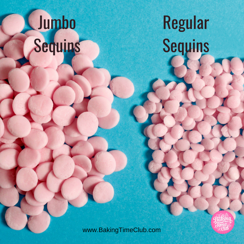 Bulk Bag - Pink REGULAR Sequins Confetti Sprinkles (Best Before 28 Dec 2025)
