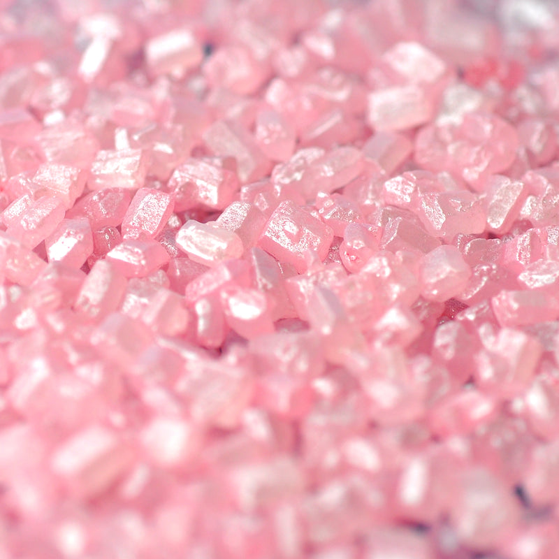 Bulk Bag - Pink Sugar Crystals Sprinkles (Best Before 30 Jun 2025)