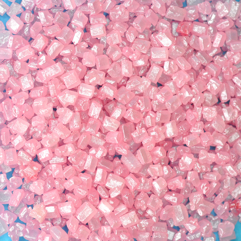 Bulk Bag - Pink Sugar Crystals Sprinkles (Best Before 30 Jun 2025)