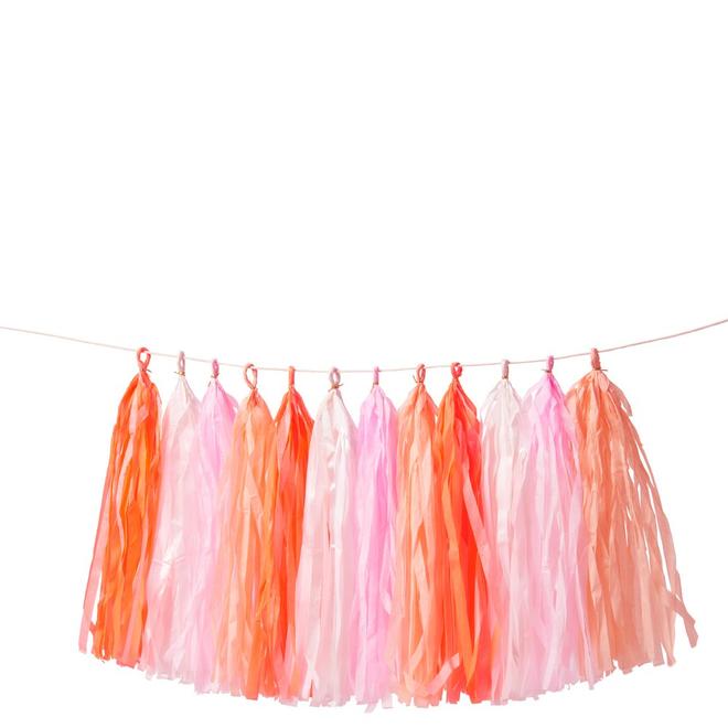 Pink Tassel Garland