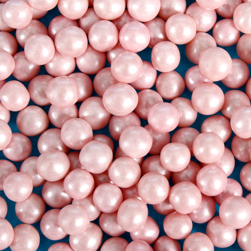 Bulk Bag - Pink 6mm Edible Pearls  (Best Before 30 Jun 2025)