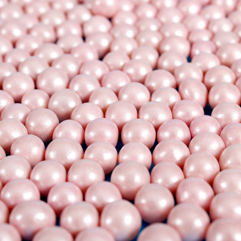 Bulk Bag - Pink 6mm Edible Pearls  (Best Before 30 Jun 2025)