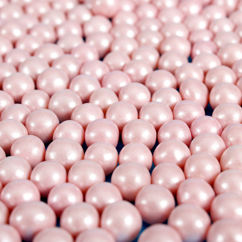 Bulk Bag - Pink 6mm Edible Pearls  (Best Before 30 Jun 2024)