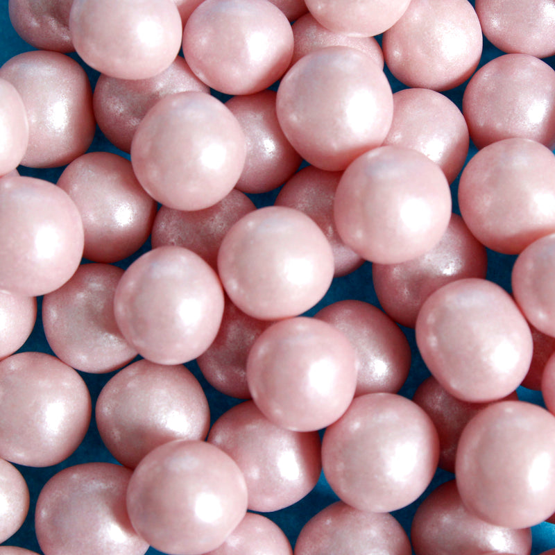 Bulk Bag - Pink 8mm Edible Pearls  (Best Before 31 Dec 2024)