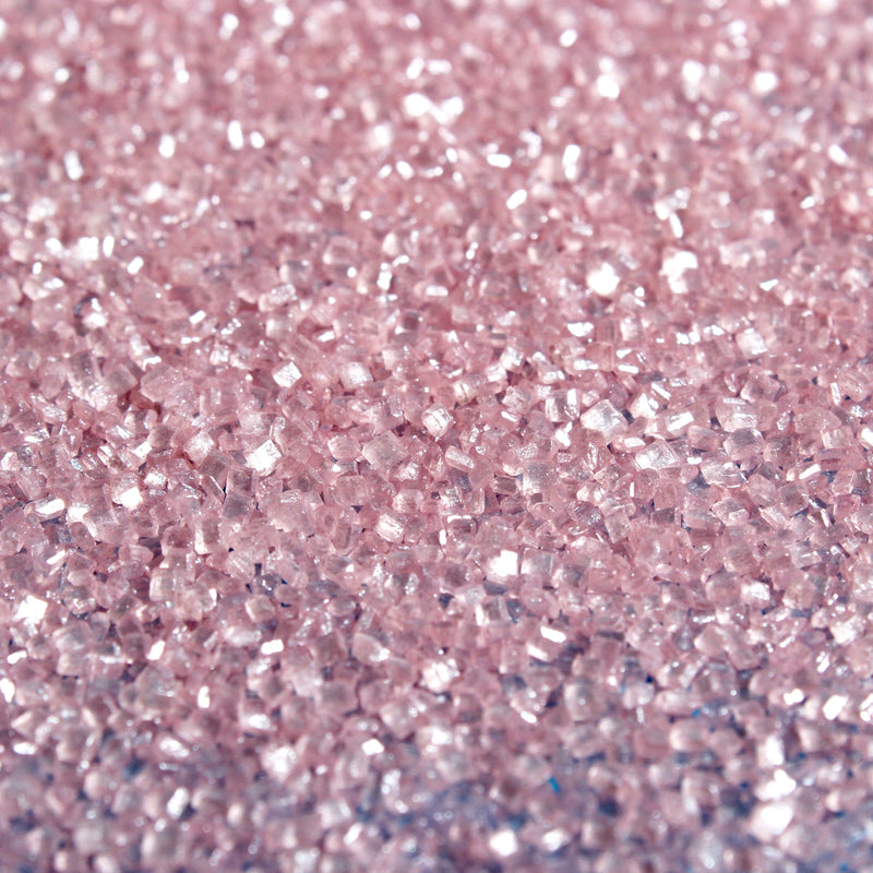 Bulk Bag - Pink Sparkly Sanding Sugar Cake Sprinkles (Best Before 31 Dec 2024)