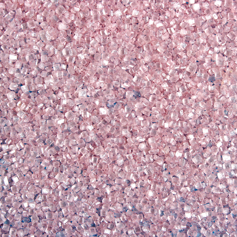 Bulk Bag - Pink Sparkly Sanding Sugar Cake Sprinkles (Best Before 30 Jun 2025)