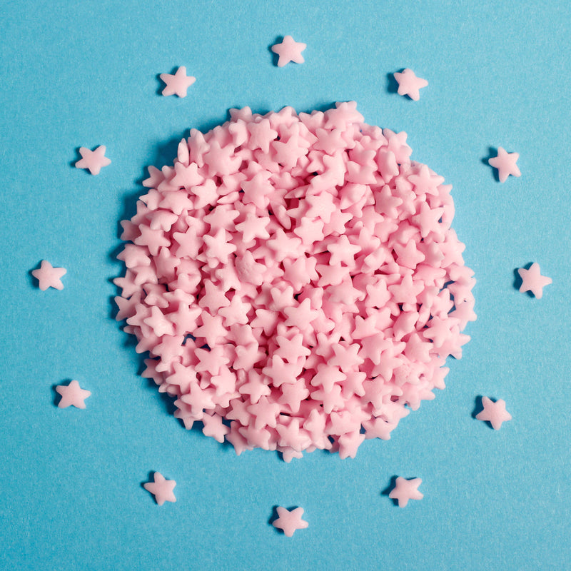 Pink Confetti Stars Cake Sprinkles (Best Before 31 Dec 2023)