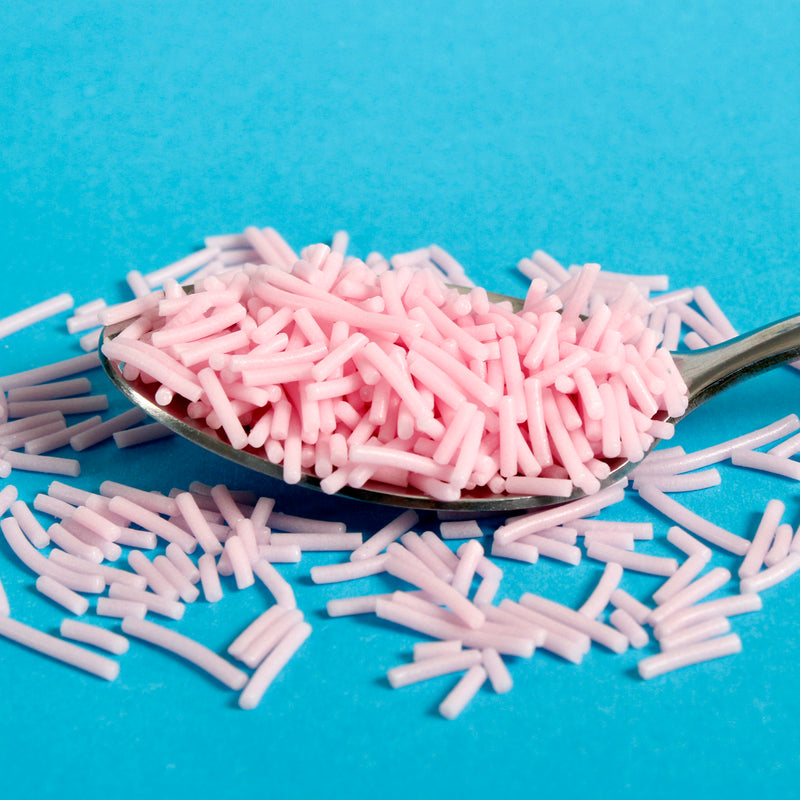 Pink Sugar Strands Sprinkles (Best Before 28 Dec 2025)