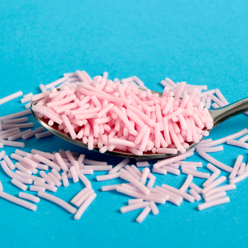 Bulk Bag - Pink Strands Sprinkles (Best Before 28 Dec 2025)