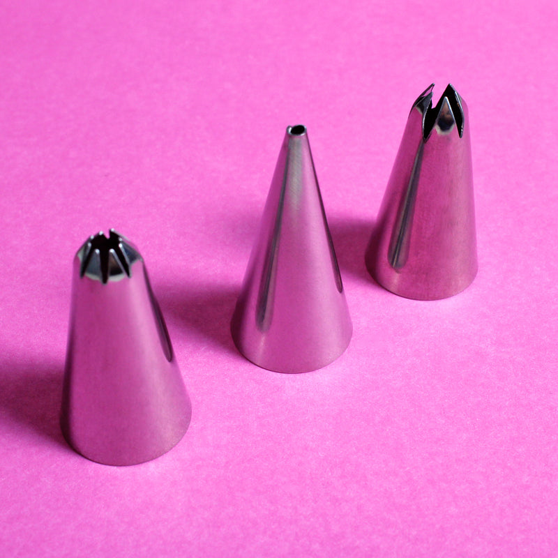 Cake Decorating Nozzles - Set of 3