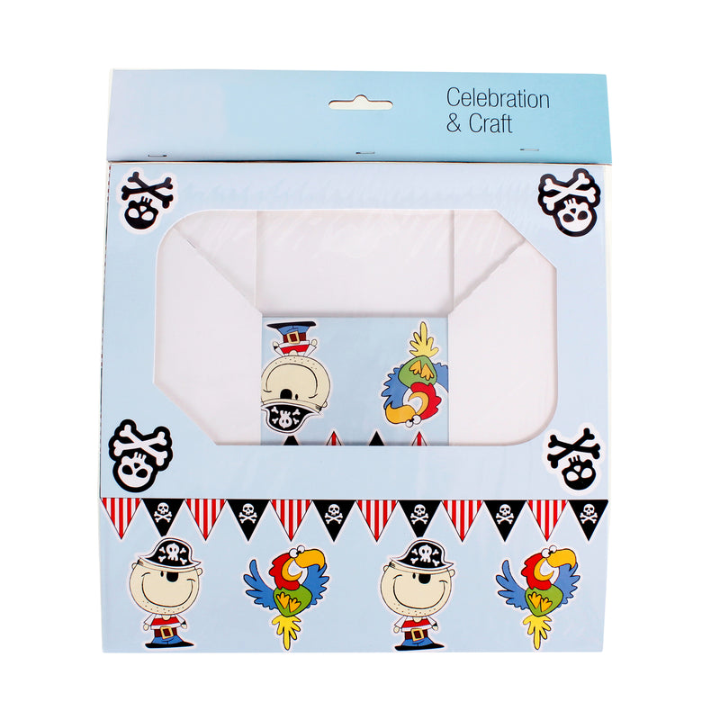 Pirates Cupcake Boxes Display Cases - Pack of 2