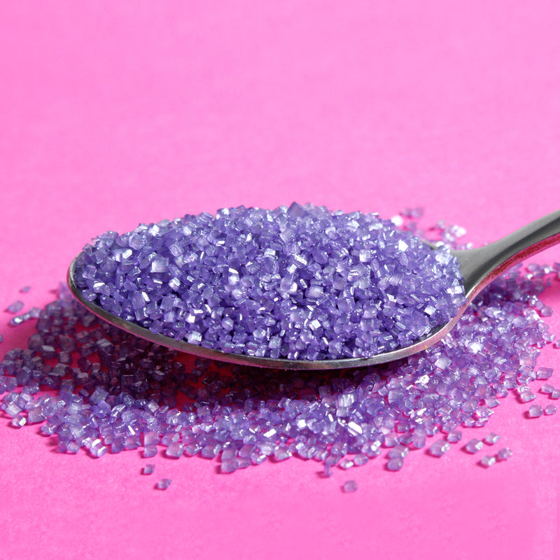 Purple Edible Sparkly Sanding Sugar Sprinkles (Best Before 28 Dec 2025)