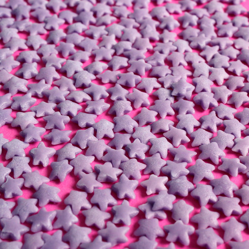 Purple Confetti Stars Cake Sprinkles (Best Before 30 Jun 2025)