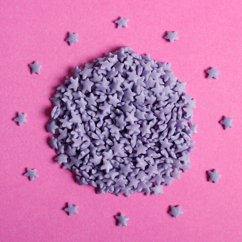 Bulk Bag - Purple Stars Confetti Sprinkles (Best Before 31st Dec 2024)
