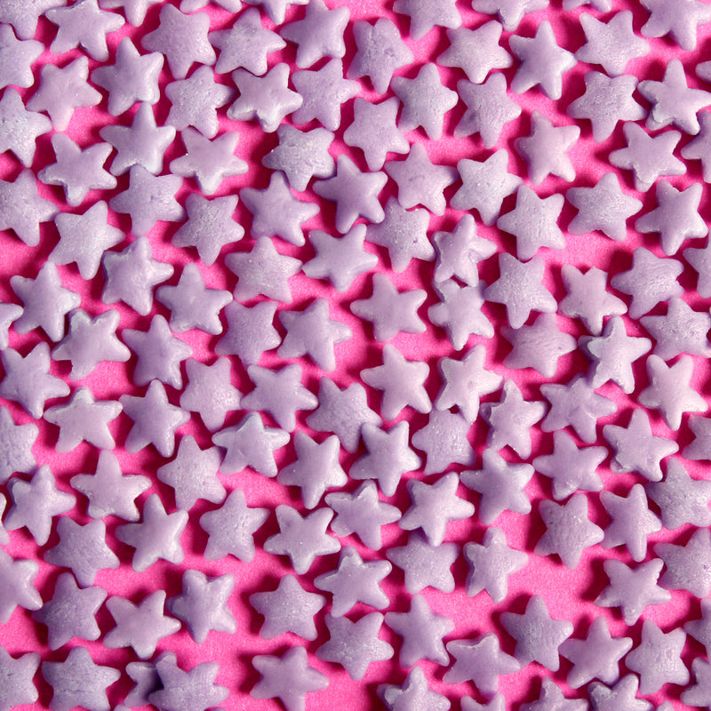 Purple Confetti Stars Cake Sprinkles (Best Before 31st Dec 2024)