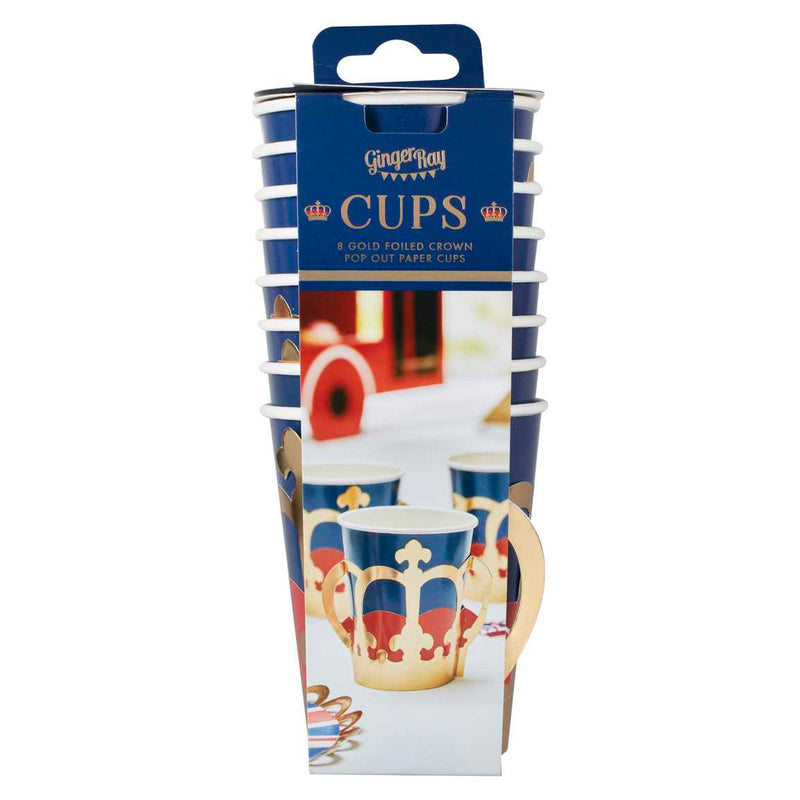 Union Jack Party Paper Cups Pack of 8