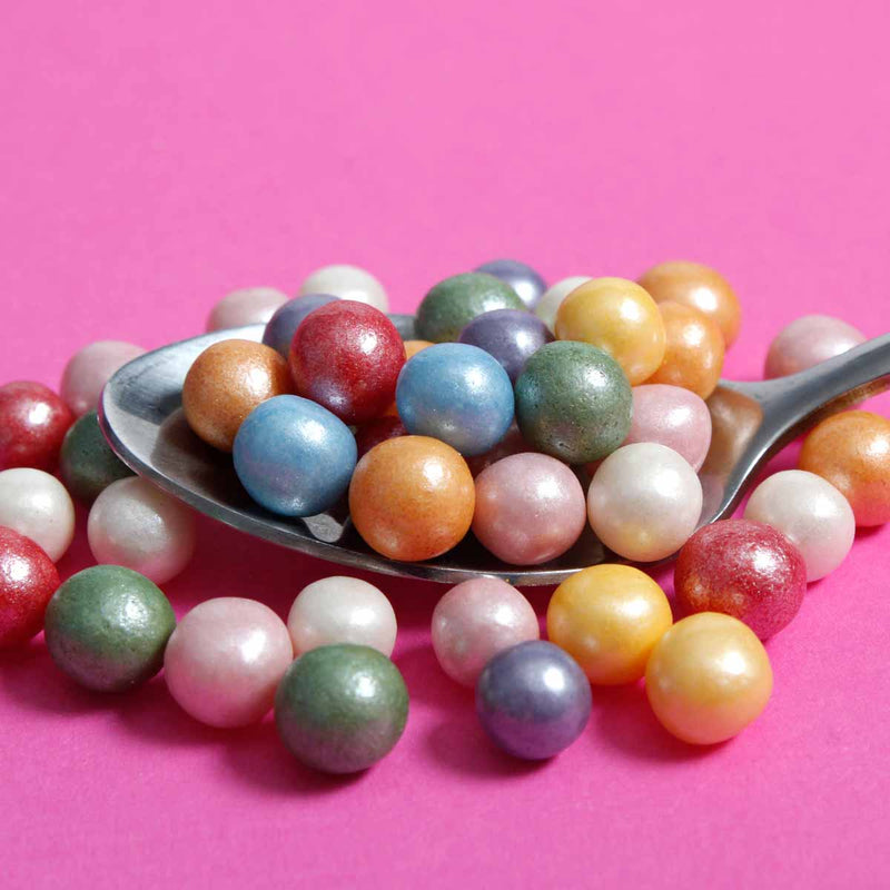 Bulk Bag - Rainbow 6mm Pearls Sprinkles  (Best Before 28 Dec 2025)