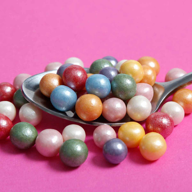 Bulk Bag - Rainbow 6mm Pearls Sprinkles  (Best Before 30 Jun 2024)