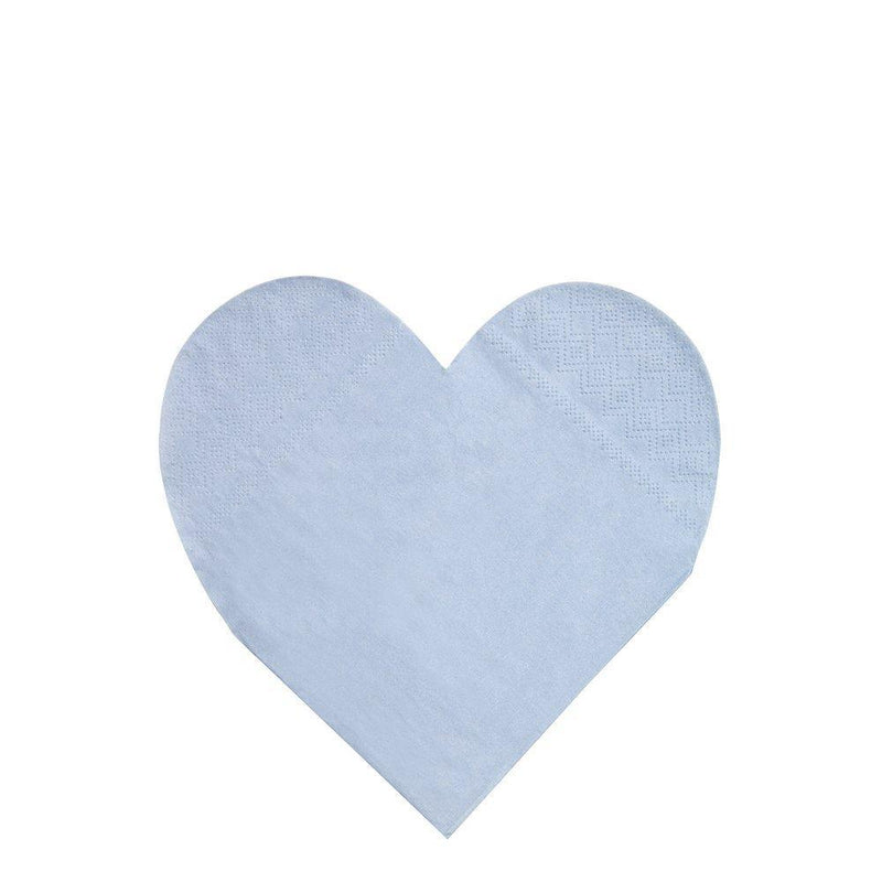 SMALL Pastel Rainbow Heart Napkins Pack 20