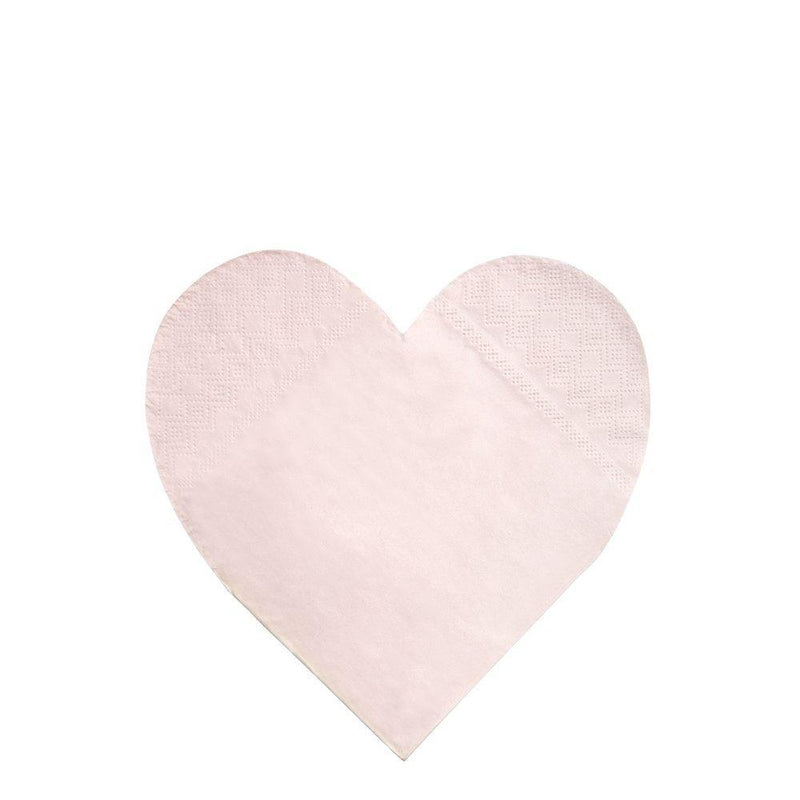 SMALL Pastel Rainbow Heart Napkins Pack 20