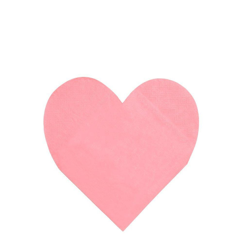 SMALL Pastel Rainbow Heart Napkins Pack 20