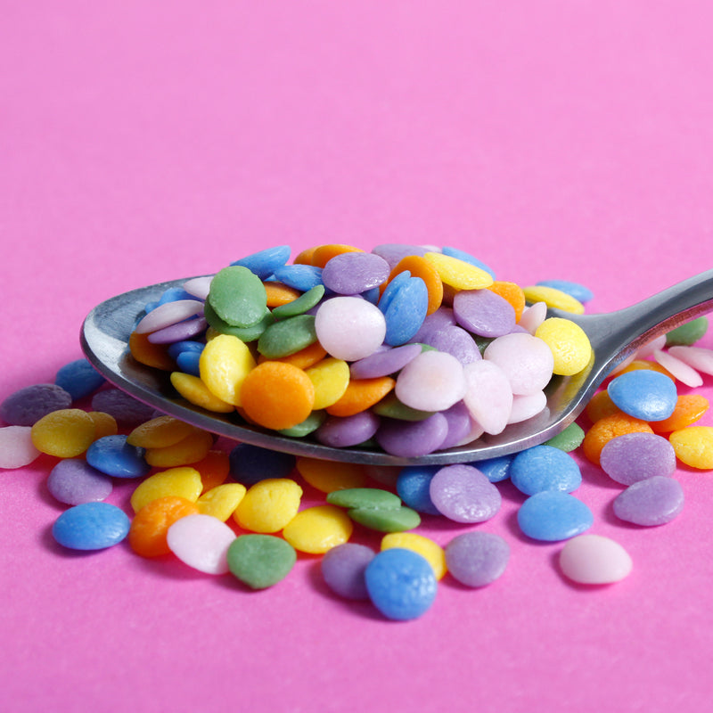 Rainbow REGULAR Confetti Sequins Sprinkles (Best Before 30 Jun 2025)