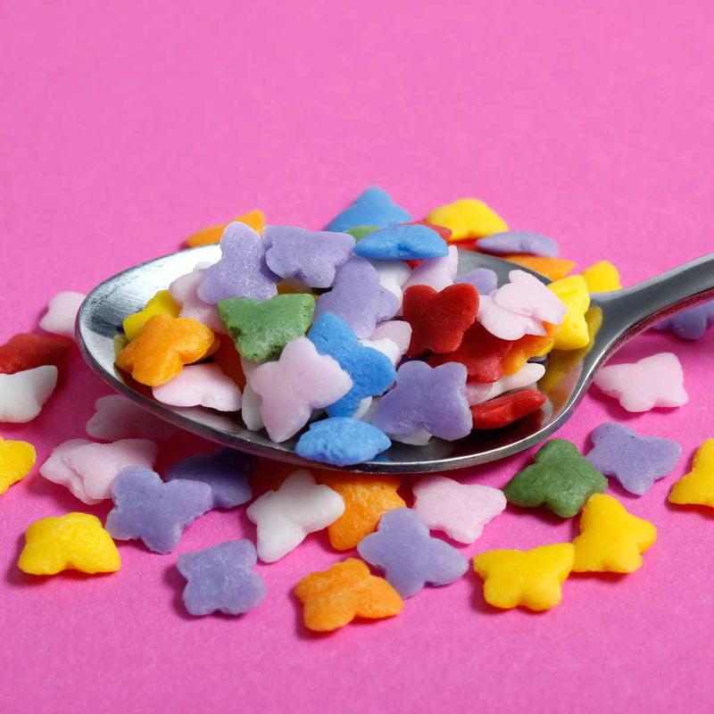 Rainbow Butterfly Confetti Cake Sprinkles (Best Before 30 Jun 2025)