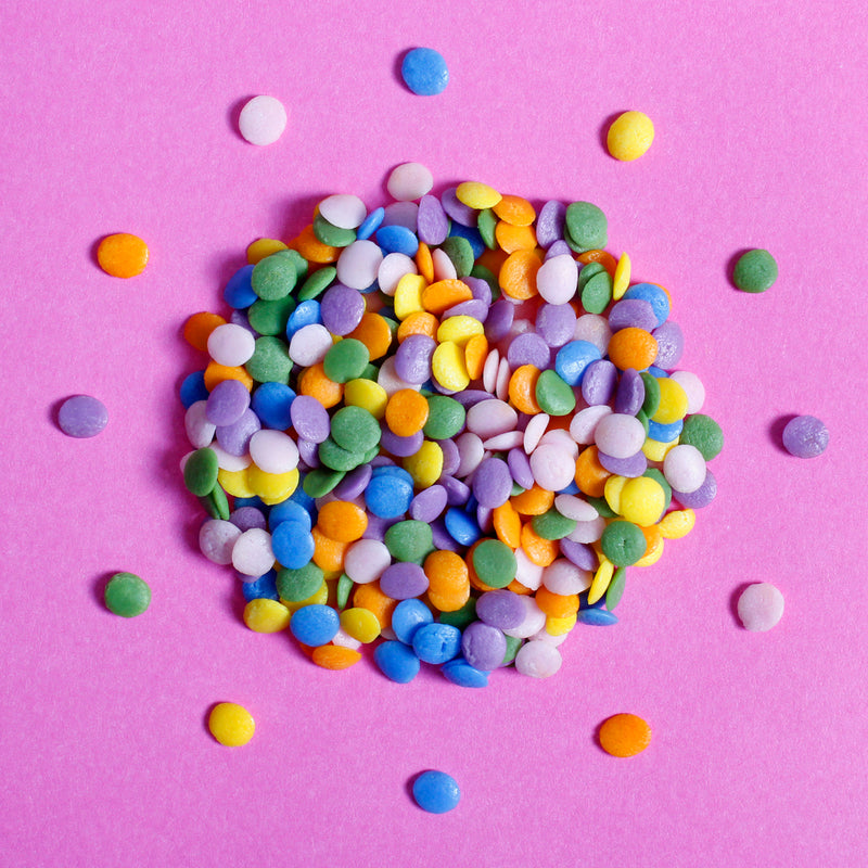 Rainbow REGULAR Confetti Sequins Sprinkles (Best Before 30 Jun 2025)