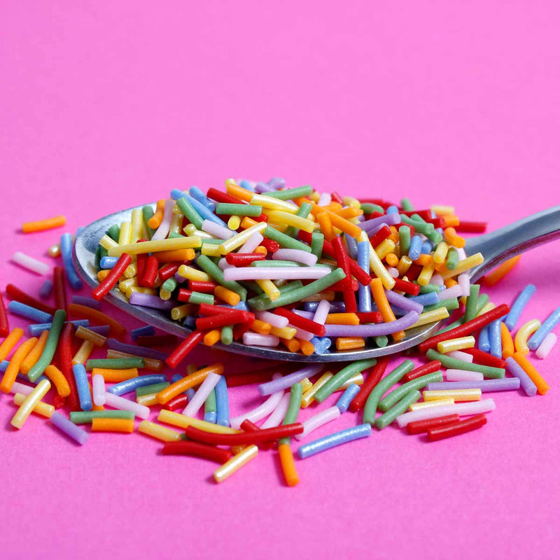 Rainbow Sugar Strands Sprinkles (Best Before 31 Dec 2023)