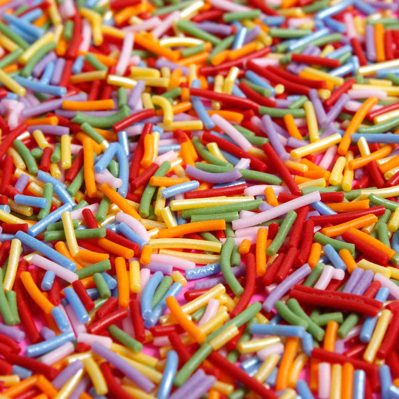 Rainbow Sugar Strands Sprinkles (Best Before 31 Dec 2023)