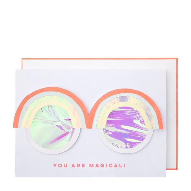 Rainbow Glasses Card