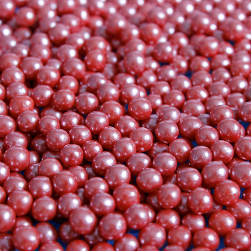 Red 4mm Edible Pearls (Best Before 30 Jun 2024)