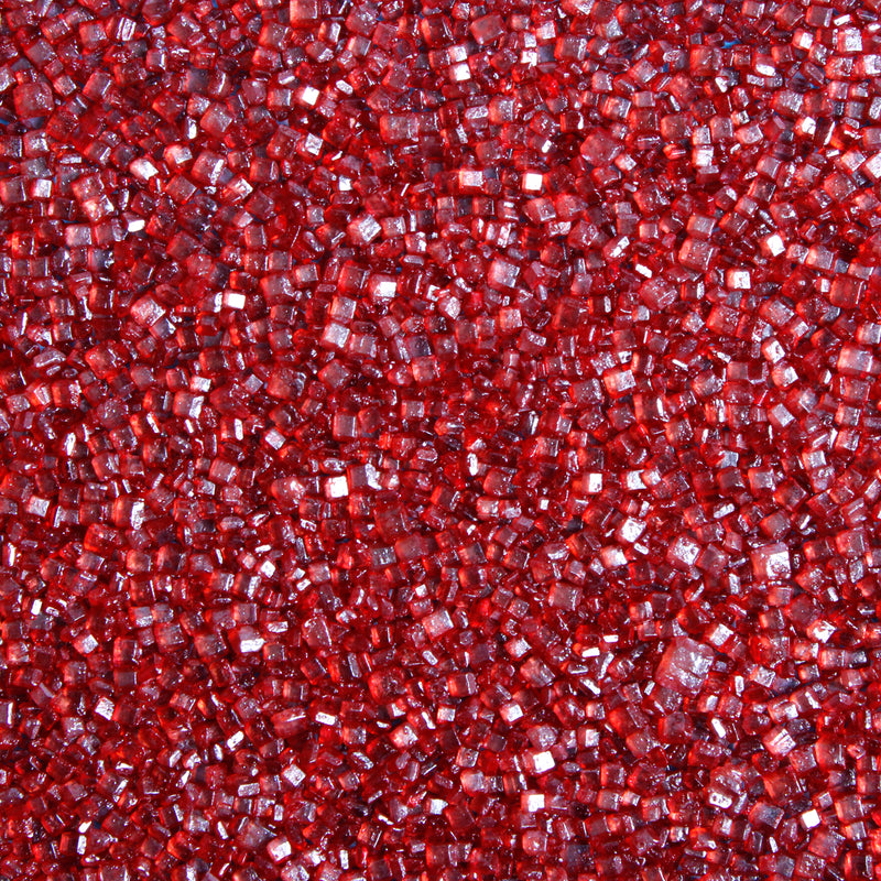 Red Sparkly Sanding Sugar Sprinkles (Best Before 31 Dec 2024)