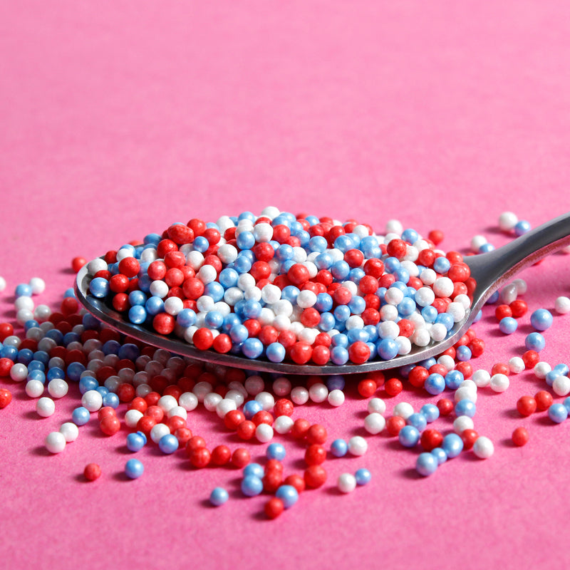 Red White and Blue Nonpareils 100s & 1000s (Best Before 30 Jun 2025)