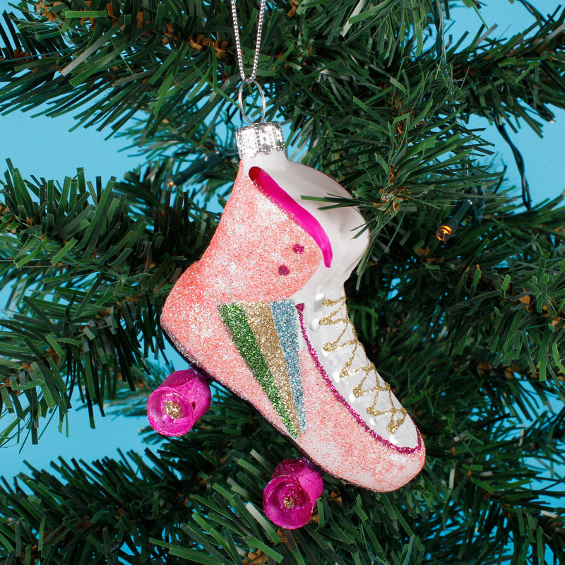 Retro Roller skate Shaped Bauble Hanging Decoration