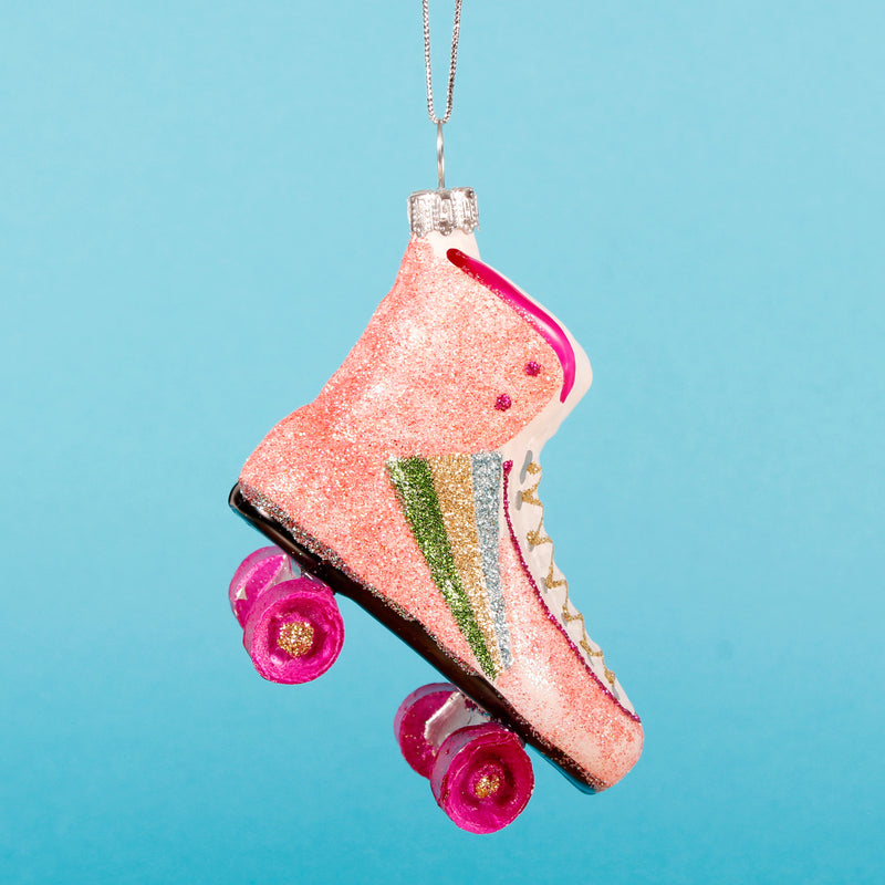 Retro Roller skate Shaped Bauble Hanging Decoration
