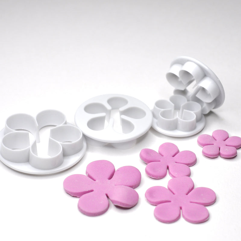 Rose Flower Fondant Cutter (Set of 4)