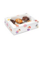 Kiddies Cupcake Boxes Display Cases - Pack of 2