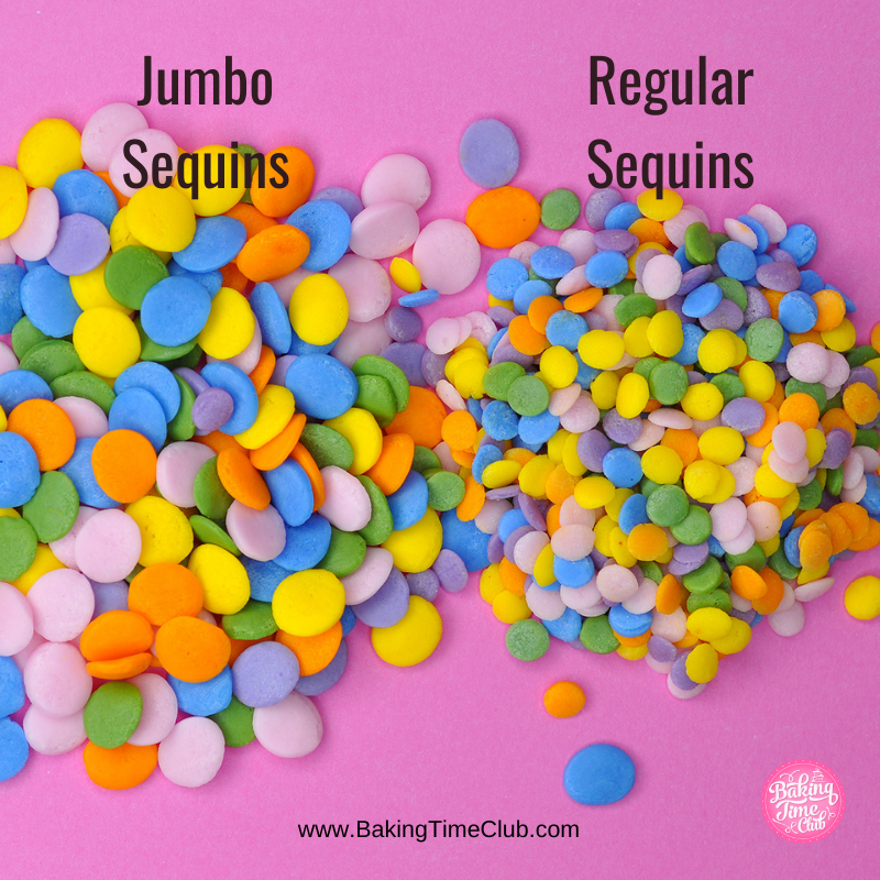 Bulk Bag - Rainbow JUMBO Sequins Confetti Sprinkles (Best Before 28 Dec 2024)