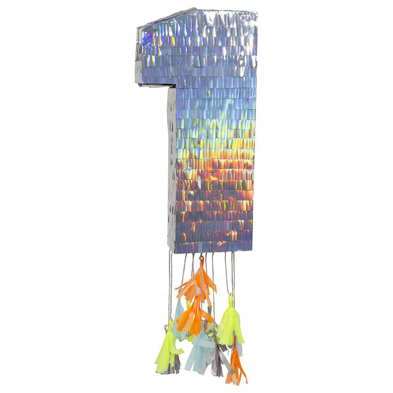 Silver One 1 Party Pinata