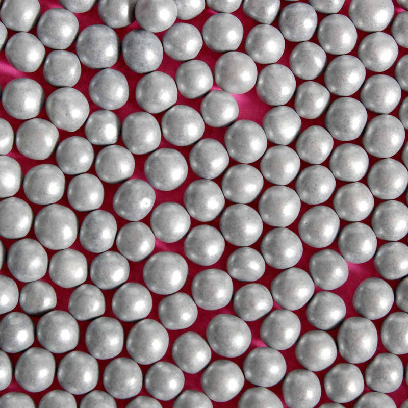 Bulk Bag - Silver 4mm Edible Pearls (Best Before 30 Dec 2025)