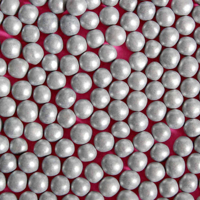Bulk Bag - Silver 4mm Edible Pearls (Best Before 30 Jun 2024)