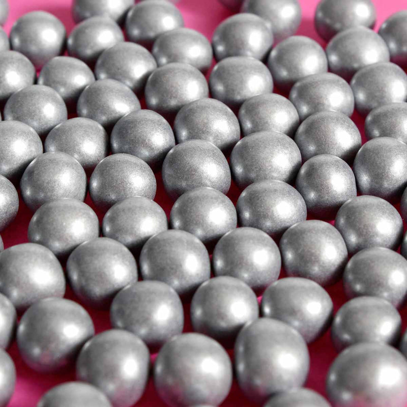 Bulk Bag - Silver 8mm Edible Pearls (Best Before 28 Dec 2024)