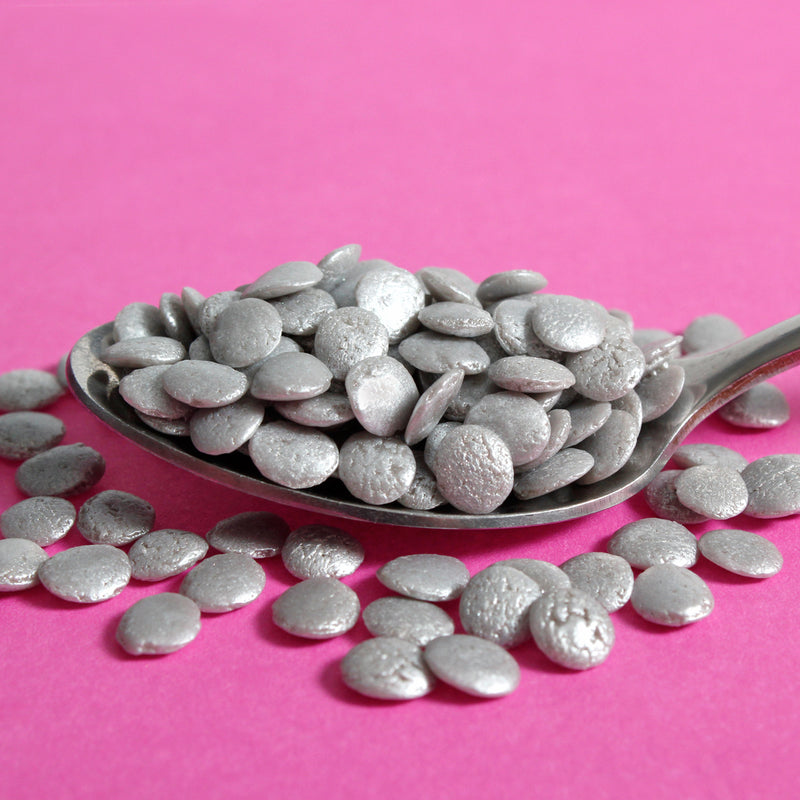 Bulk Bag - Silver REGULAR Sequins Confetti Sprinkles (Best Before 30 Jun 2025)