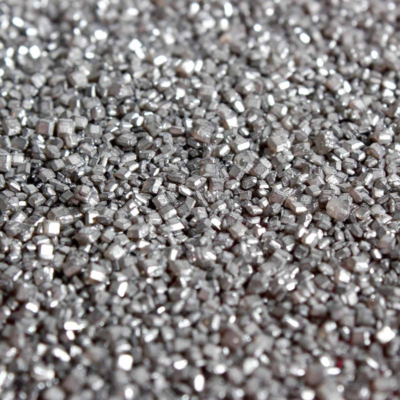 Bulk Bag - Silver Sparkly Sanding Sugar (Best Before 30 Jun 2024)