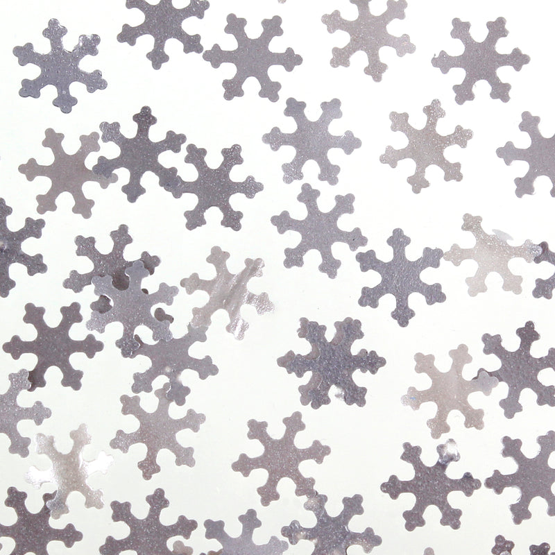 Luxury Silver Glitter Snowflake Sprinkles (Made to order)
