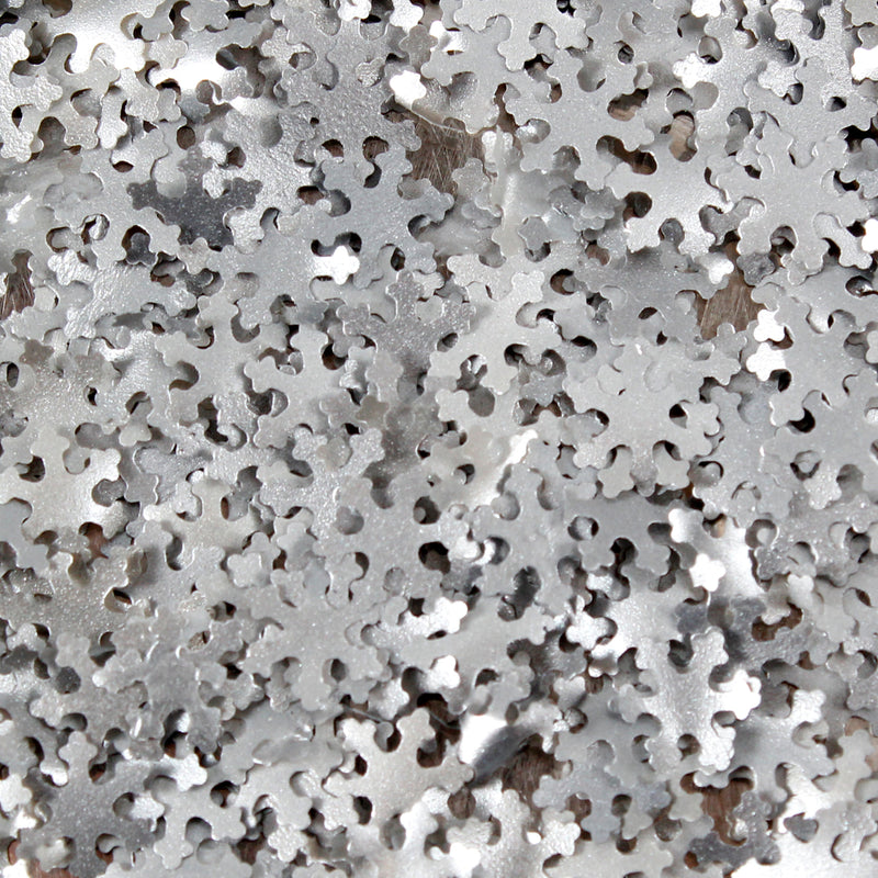 Luxury Silver Glitter Snowflake Sprinkles (Made to order)
